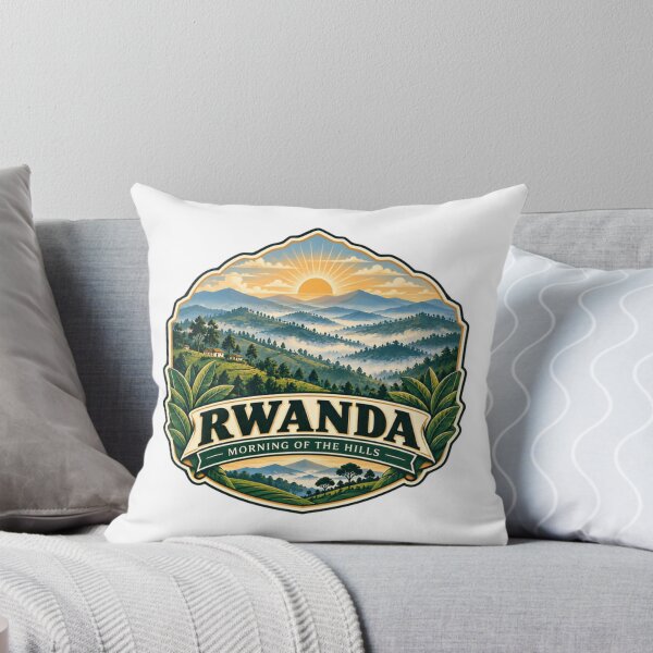 Item preview, Rwanda Morning Of The Hills African Travel Country Souvenir designed and sold by Star3NowForMe.