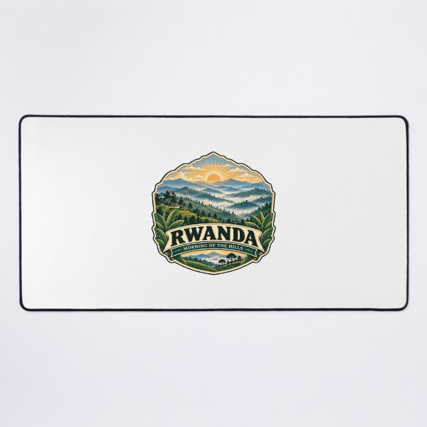 Item preview, Rwanda Morning Of The Hills African Travel Country Souvenir designed and sold by Star3NowForMe.