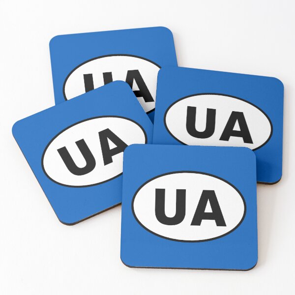Item preview, Ukraine International Oval Sticker · Minimalist  Travel Identity designed and sold by The Digital Compass.