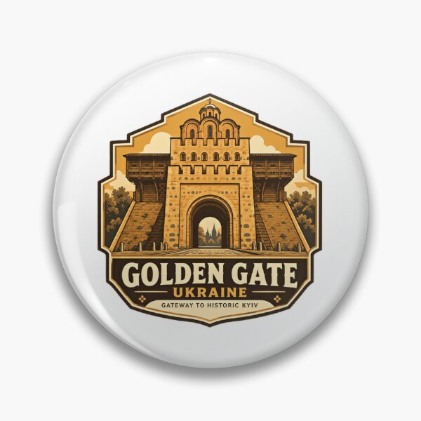 Item preview, Golden Gate Ukraine Gateway To Historic Kyiv Ukrainian Heritage Travel Landmark designed and sold by Star3NowForMe.