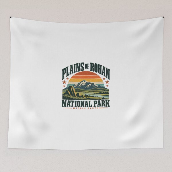 Item preview, Plains Of Rohan National Park Middle Earth Lord Of The Rings Fantasy Fan designed and sold by Simsimah26Parks.