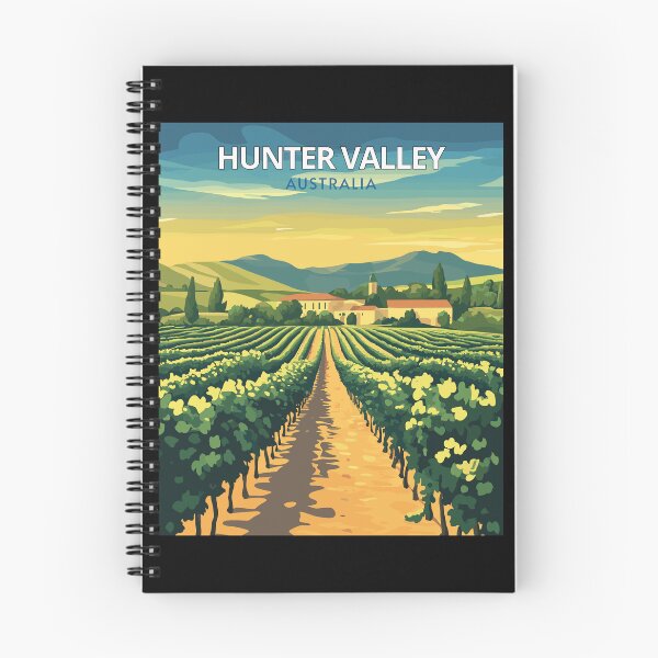 Item preview, Hunter Valley in New South Wales, Australia Vintage Art Travel Landscape designed and sold by MaateoDesign.
