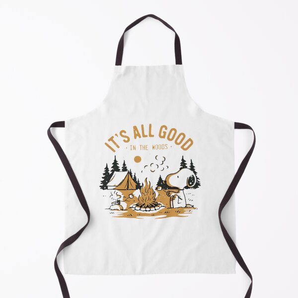 Item preview, Snoopy Camping Illustration - It's All Good In The Woods Nature Design designed and sold by wallflower2war.