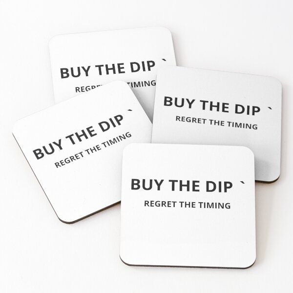 Item preview, Buy the Dip Regret the Timing Trader Humor designed and sold by AuricFlow.
