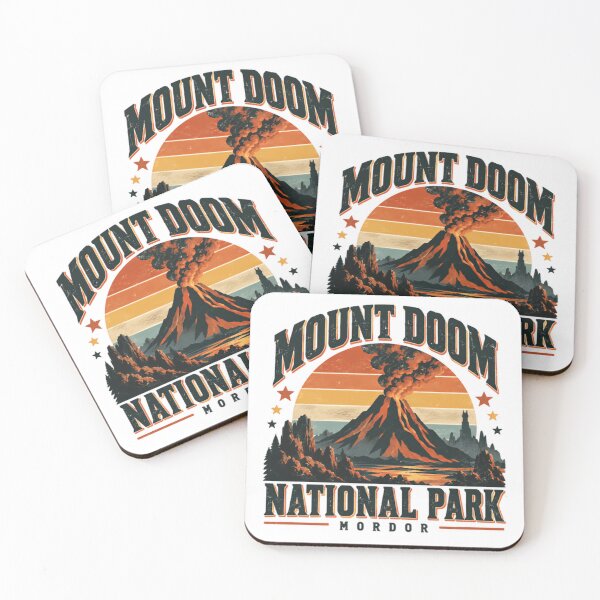 Item preview, Mount Doom National Park Mordor Lord Of The Rings Fantasy Fan designed and sold by Simsimah26Parks.