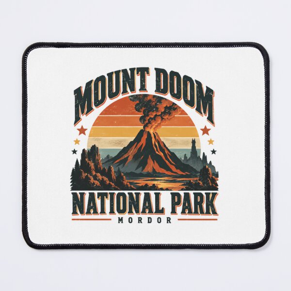 Item preview, Mount Doom National Park Mordor Lord Of The Rings Fantasy Fan designed and sold by Simsimah26Parks.