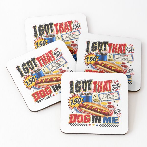 Item preview, I Got That Dog In Me Hot Dog Lover Fast Food Combo designed and sold by RetroMini2026.