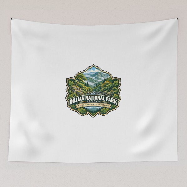 Item preview, Dilijan National Park Armenia Green Valleys Beneath The Clouds Travel Hiking Nature Souvenir designed and sold by Star3NowForMe.