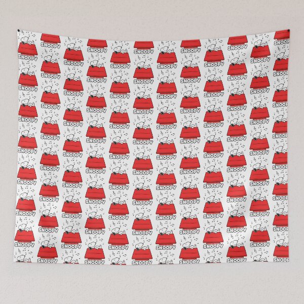 Item preview, Cute Snoopy Sleeping on Doghouse Illustration Design designed and sold by wallflower2war.