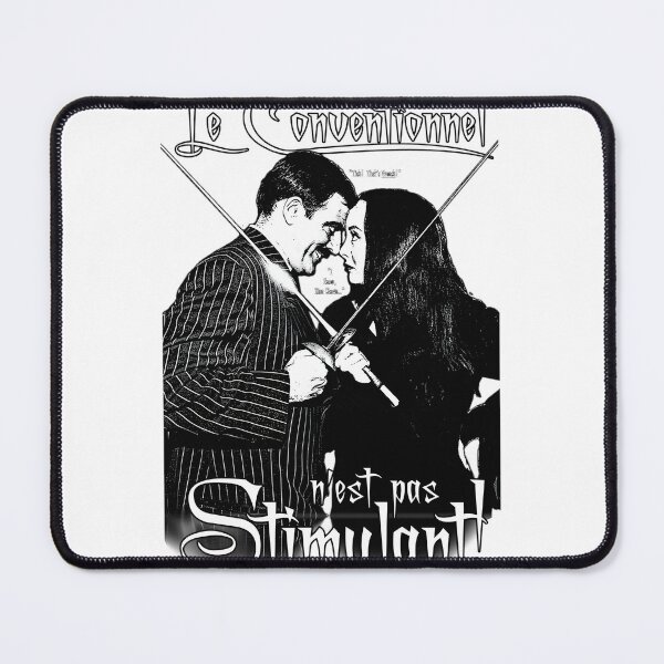 Item preview, Gomez and Morticia Inspired Artistic Design with French Phrase designed and sold by saidbouker.
