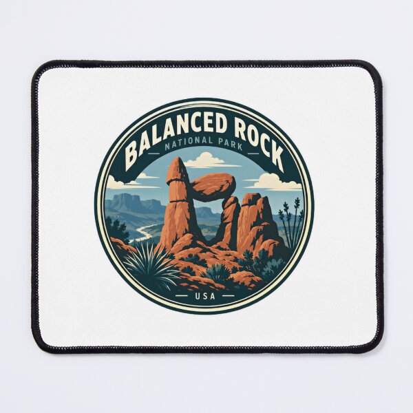 Item preview, Balanced Rock National Park USA Travel Outdoors Hiking designed and sold by Simsimah26Parks.
