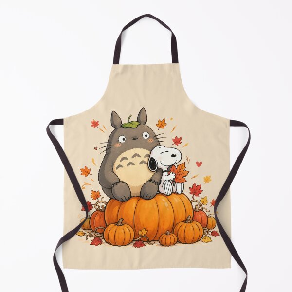 Item preview, Snoopy & Totoro Pumpkin Patch designed and sold by COFFEEWITHARTS.