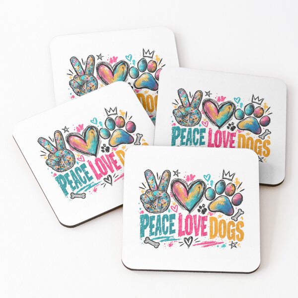 Item preview, Peace Love Dogs Dog Lover Pet Owner Canine Mom Dad designed and sold by RetroMini2026.