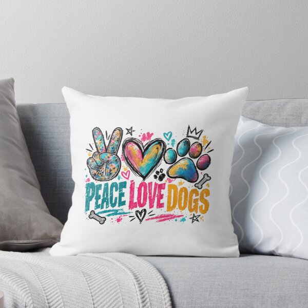 Item preview, Peace Love Dogs Dog Lover Pet Owner Canine Mom Dad designed and sold by RetroMini2026.