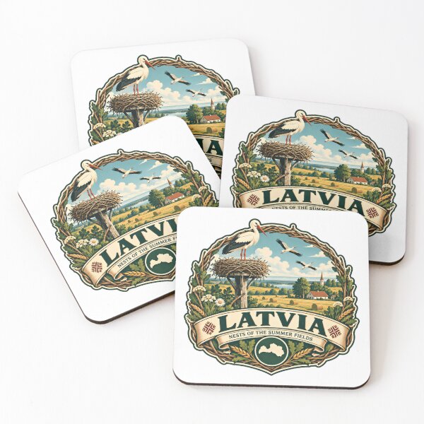 Item preview, Latvia Nests Of The Summer Fields Latvian European Travel Souvenir designed and sold by Star3NowForMe.