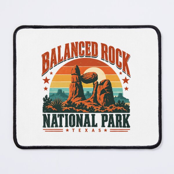Item preview, Balanced Rock National Park Texas Big Bend Travel Hiking Outdoors designed and sold by Simsimah26Parks.