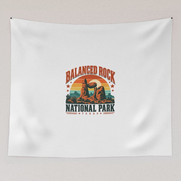Item preview, Balanced Rock National Park Texas Big Bend Travel Hiking Outdoors designed and sold by Simsimah26Parks.