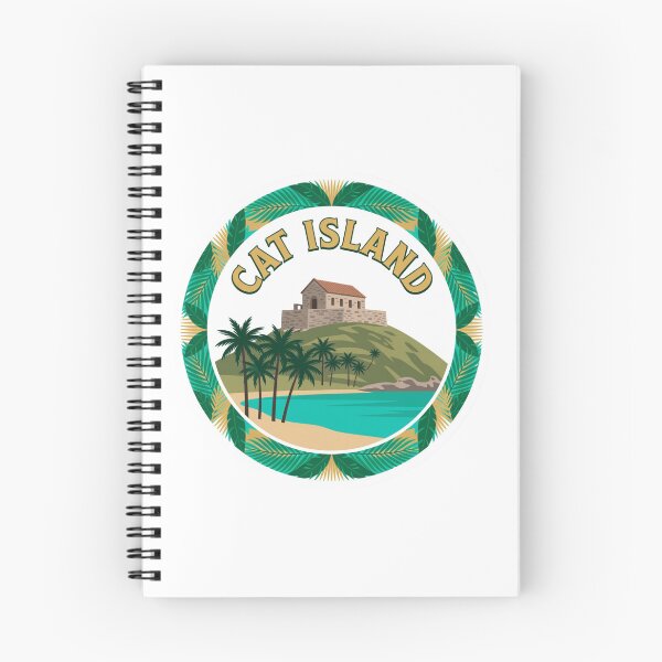 Item preview, Cat Island Bahamas Sticker designed and sold by Imaginarium of Chaos falcon88 .