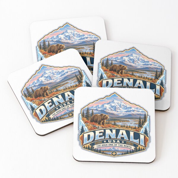 Item preview, Denali USA The High One Of The North Alaskan National Park Mountain Wildlife Traveler designed and sold by Star3NowForMe.