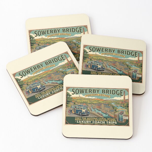 Item preview, Sowerby Bridge, Yorkshire Travel Poster designed and sold by ArtworkNorth.