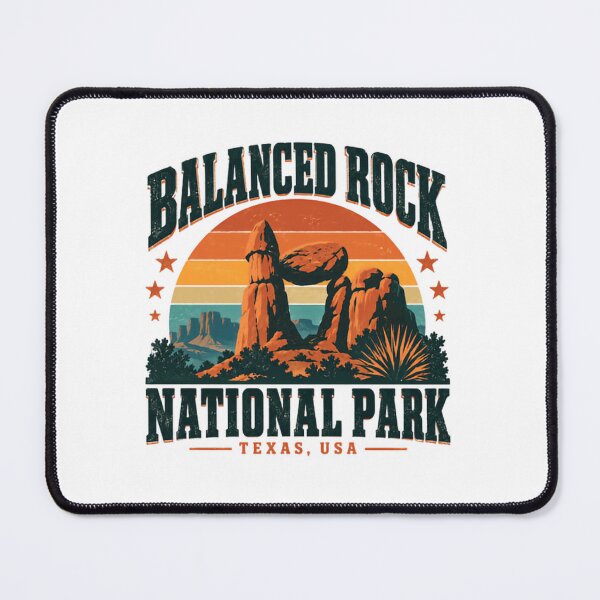 Item preview, Balanced Rock National Park Texas USA Travel Hiker Souvenir designed and sold by Simsimah26Parks.