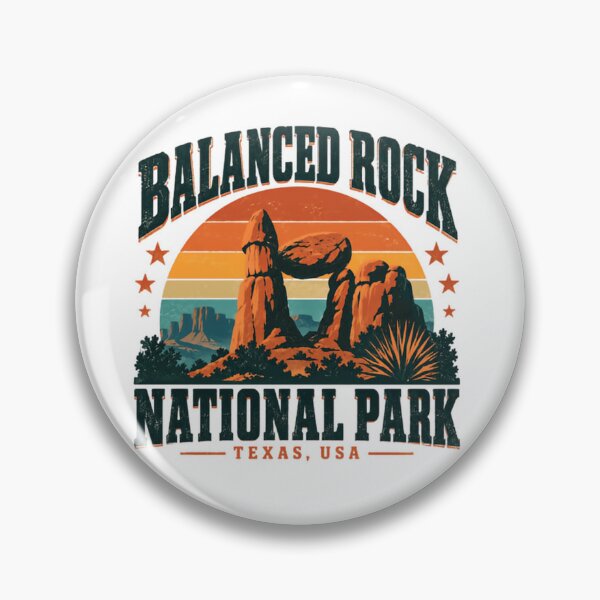 Item preview, Balanced Rock National Park Texas USA Travel Hiker Souvenir designed and sold by Simsimah26Parks.
