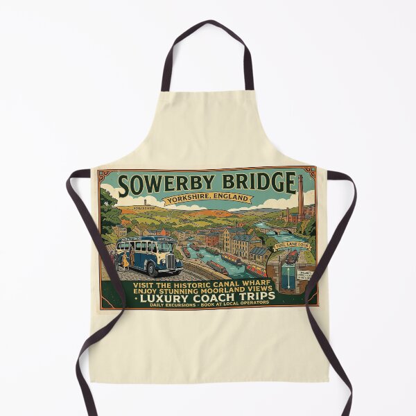 Item preview, Sowerby Bridge, Yorkshire Travel Poster designed and sold by ArtworkNorth.