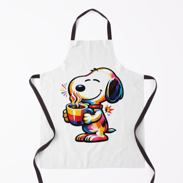 Item preview, Snoopy Enjoying a Cozy Coffee Moment Illustration designed and sold by MasonTheGamer.