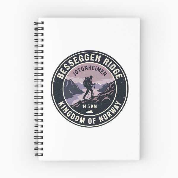 Item preview, Besseggen Ridge Hiking Adventure Norway Badge designed and sold by ForRealSerial.