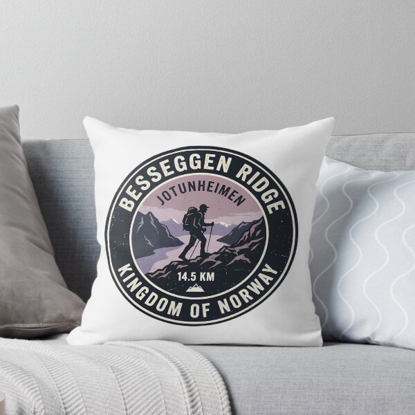 Item preview, Besseggen Ridge Hiking Adventure Norway Badge designed and sold by ForRealSerial.