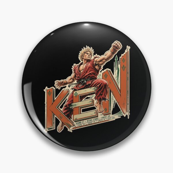 Item preview, Ken Masters Street Fighter Design, Ken Master of Flame Artwork, Street Fighter Ken Graphic, Ken Hadoken Shoryuken, World Warrior, Fighting Game Art, Martial Arts Gamer Gift, Capcom Fan Art designed and sold by Typologystudios.