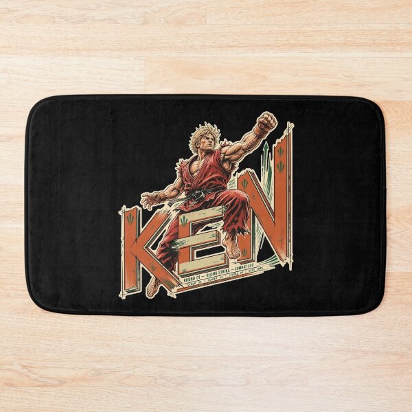 Item preview, Ken Masters Street Fighter Design, Ken Master of Flame Artwork, Street Fighter Ken Graphic, Ken Hadoken Shoryuken, World Warrior, Fighting Game Art, Martial Arts Gamer Gift, Capcom Fan Art designed and sold by Typologystudios.