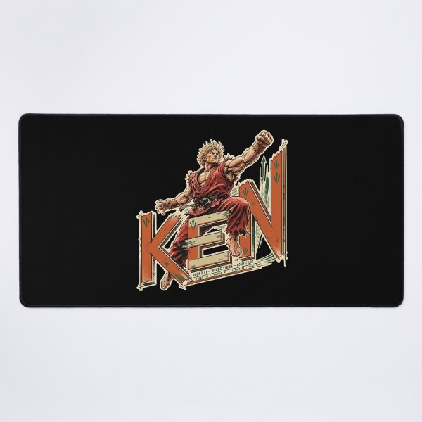 Item preview, Ken Masters Street Fighter Design, Ken Master of Flame Artwork, Street Fighter Ken Graphic, Ken Hadoken Shoryuken, World Warrior, Fighting Game Art, Martial Arts Gamer Gift, Capcom Fan Art designed and sold by Typologystudios.