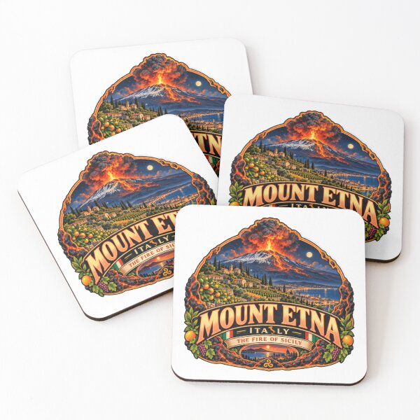Item preview, Mount Etna Italy The Fire Of Sicily Volcano Sicilian Travel Souvenir designed and sold by Star3NowForMe.