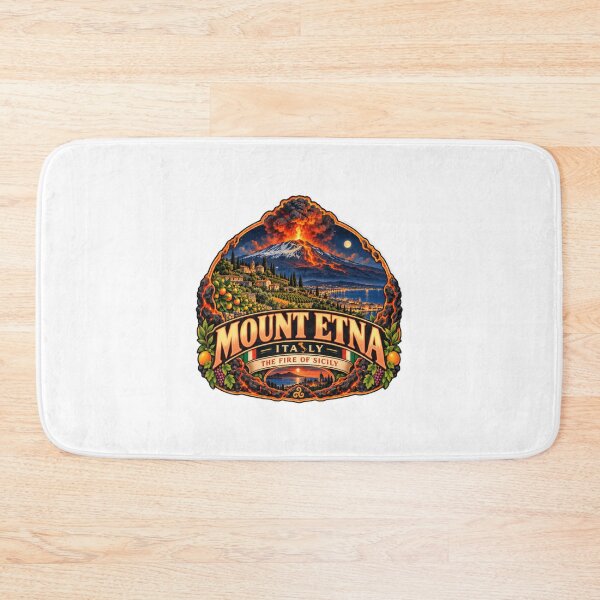 Item preview, Mount Etna Italy The Fire Of Sicily Volcano Sicilian Travel Souvenir designed and sold by Star3NowForMe.