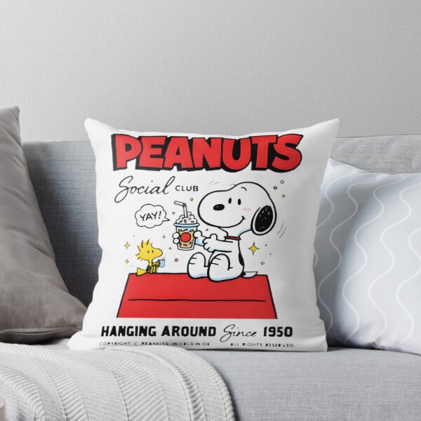 Item preview, Snoopy Peanuts Social Club Vintage Style Hanging Around Design designed and sold by MasonTheGamer.