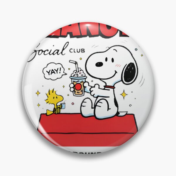 Item preview, Snoopy Peanuts Social Club Vintage Style Hanging Around Design designed and sold by MasonTheGamer.