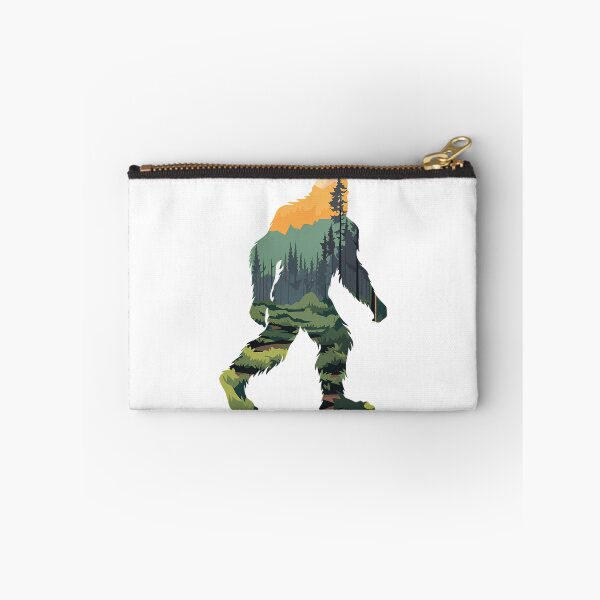 Item preview, Bigfoot Silhouette With Scenic Forest  Mountain Sunset designed and sold by ForRealSerial.