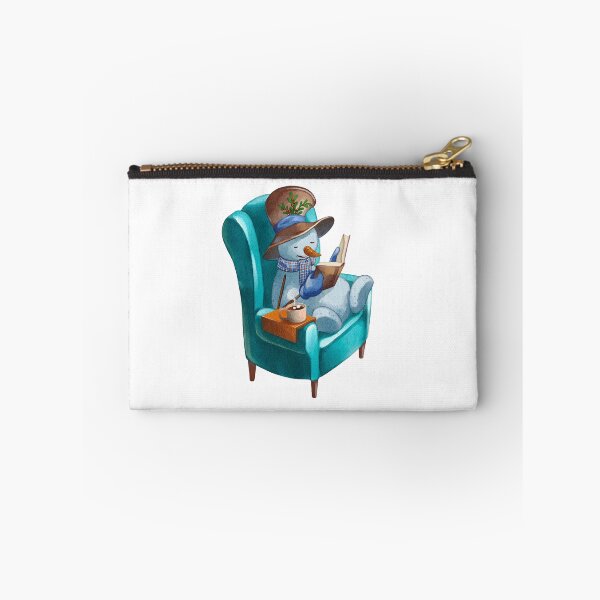 Item preview, Cozy Christmas Snowman Reading a Book in an Armchair – Winter Illustration designed and sold by Ms. Iryna.