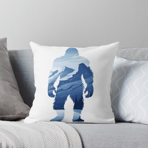 Item preview, Bigfoot Yeti Mountain Silhouette Sasquatch Nature Design designed and sold by ForRealSerial.