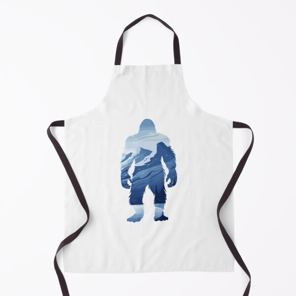 Item preview, Bigfoot Yeti Mountain Silhouette Sasquatch Nature Design designed and sold by ForRealSerial.