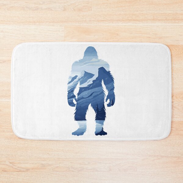 Item preview, Bigfoot Yeti Mountain Silhouette Sasquatch Nature Design designed and sold by ForRealSerial.