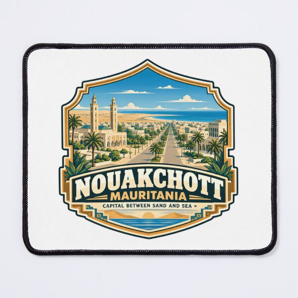Item preview, Nouakchott Mauritania Capital Between Sand And Sea Travel Souvenir Mauritanian designed and sold by Star3NowForMe.