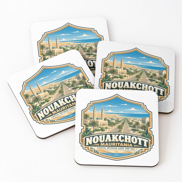 Item preview, Nouakchott Mauritania Capital Between Sand And Sea Travel Souvenir Mauritanian designed and sold by Star3NowForMe.