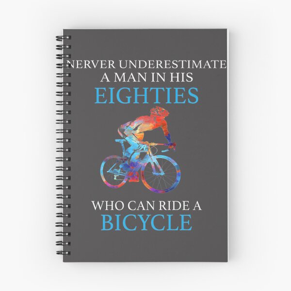 Item preview, Never Underestimate an Eighties Man Who Can Ride a Bicycle - Vintage Cycling Design designed and sold by Mohammad Alsaeed Ibrahim.