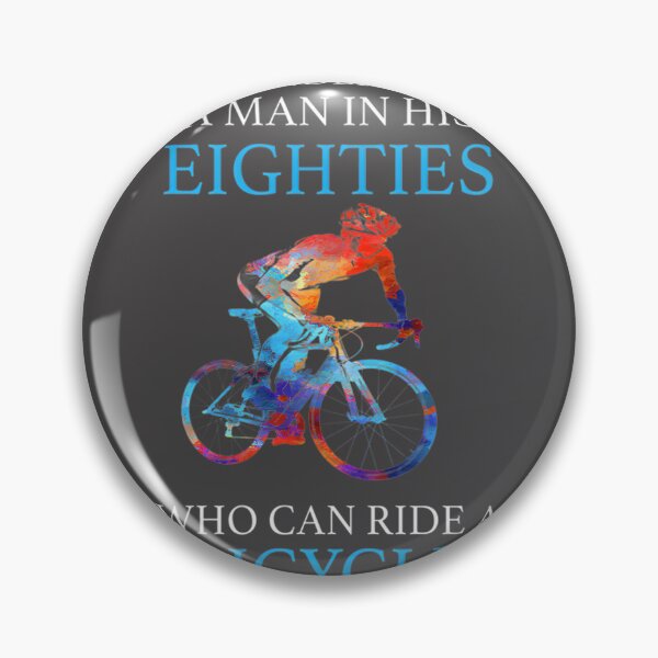 Item preview, Never Underestimate an Eighties Man Who Can Ride a Bicycle - Vintage Cycling Design designed and sold by Mohammad Alsaeed Ibrahim.