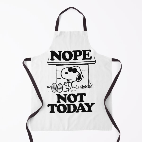 Item preview, Snoopy Relaxing with Nope Not Today Funny Cartoon Design designed and sold by MasonTheGamer.