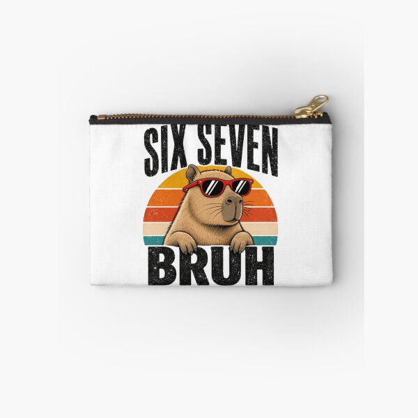 Item preview, Six Seven Bruh Capybara Meme Internet Culture Lover designed and sold by RetroMini2026.
