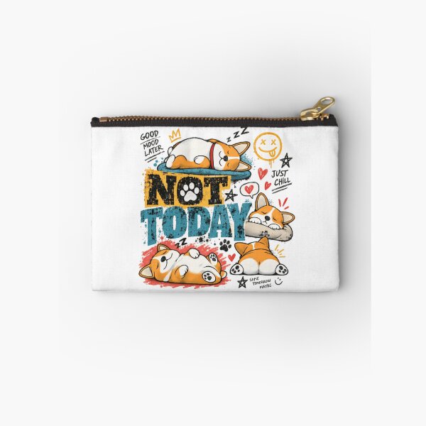 Item preview, Not Today Corgi Lazy Dog Lover Mood designed and sold by RetroMini2026.