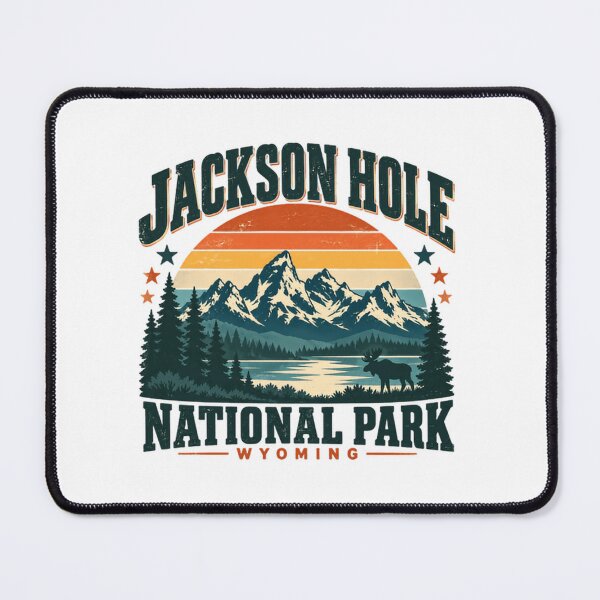 Item preview, Jackson Hole National Park Wyoming Mountain Travel Explorer Souvenir designed and sold by Simsimah26Parks.